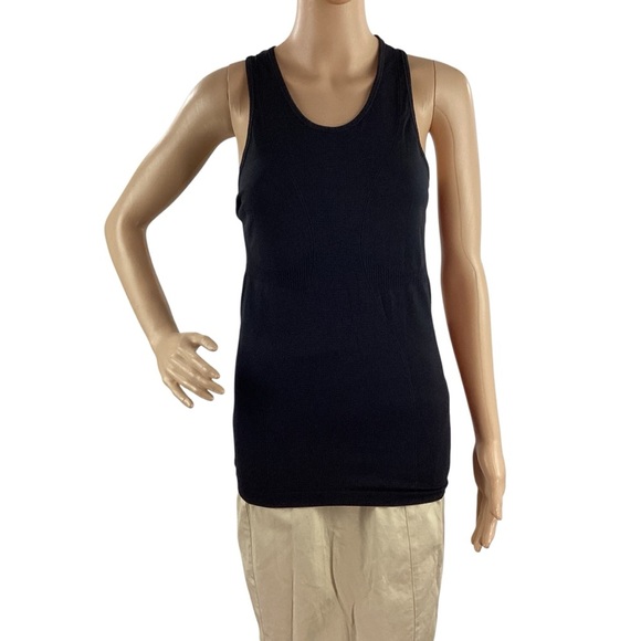 Zyia Active Copper Charged Black Racerback Tank Top Size Small - Picture 1 of 6